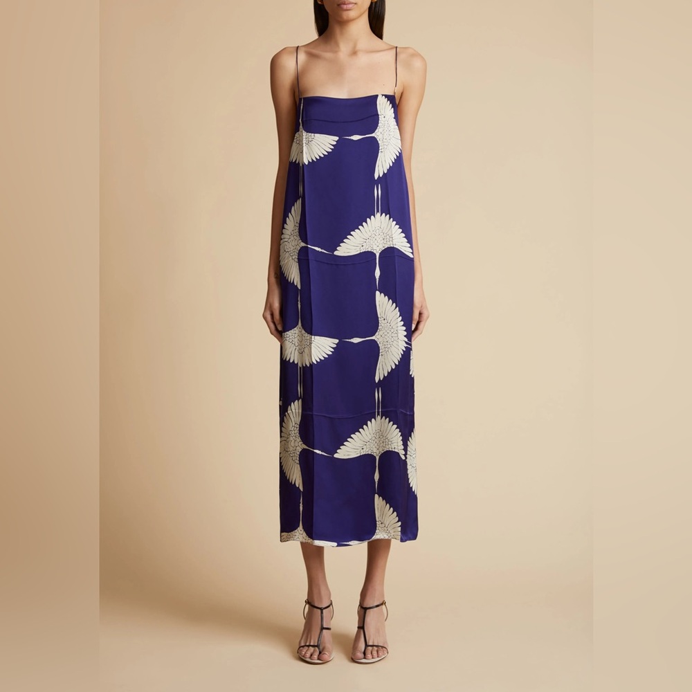 ISO Khaite Sicily Dress in Cobalt Size 4